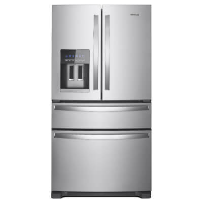 Stainless steel Whirlpool® 25 Cu. Ft. French Door Refrigerator