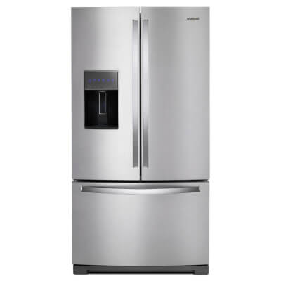 Stainless steel Whirlpool® 27 Cu. Ft. French Door Refrigerator