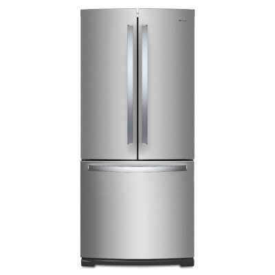 Stainless steel Whirlpool® 20 Cu. Ft. French Door Refrigerator