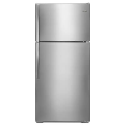 Stainless steel Whirlpool® Top-Freezer Refrigerator