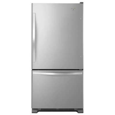 Stainless Steel Whirlpool® Bottom-Freezer Refrigerator