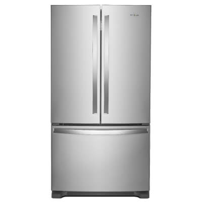 Stainless steel Whirlpool® French Door Refrigerator
