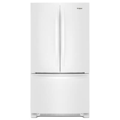 White Whirlpool® French Door Refrigerator