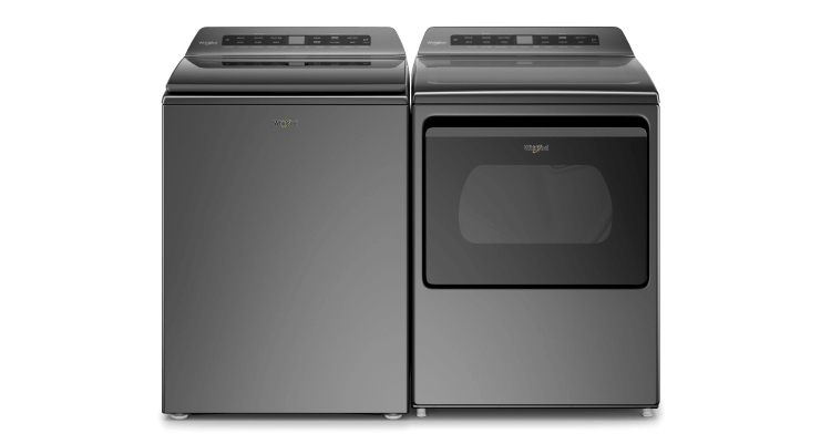 A Whirlpool® Top Load Matching Pair
