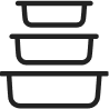 Pot stacking icon