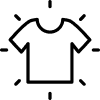 White t-shirt icon