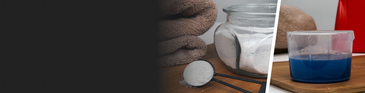 Liquid and powder laundry detergent