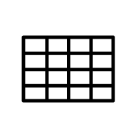 Perforated basket icon