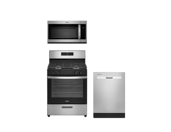 Dishwasher, Range and Microwave