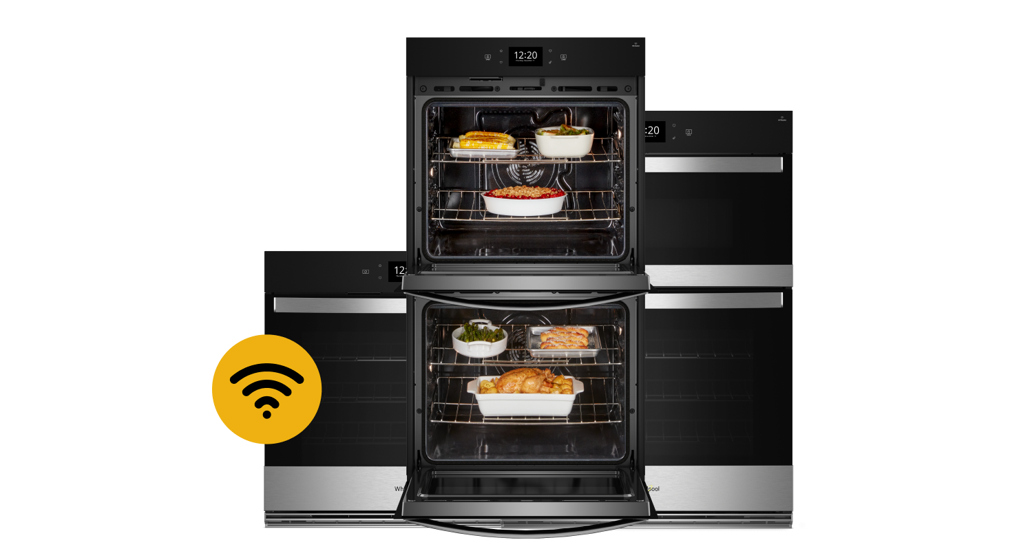 Three Whirlpool® Wall Ovens