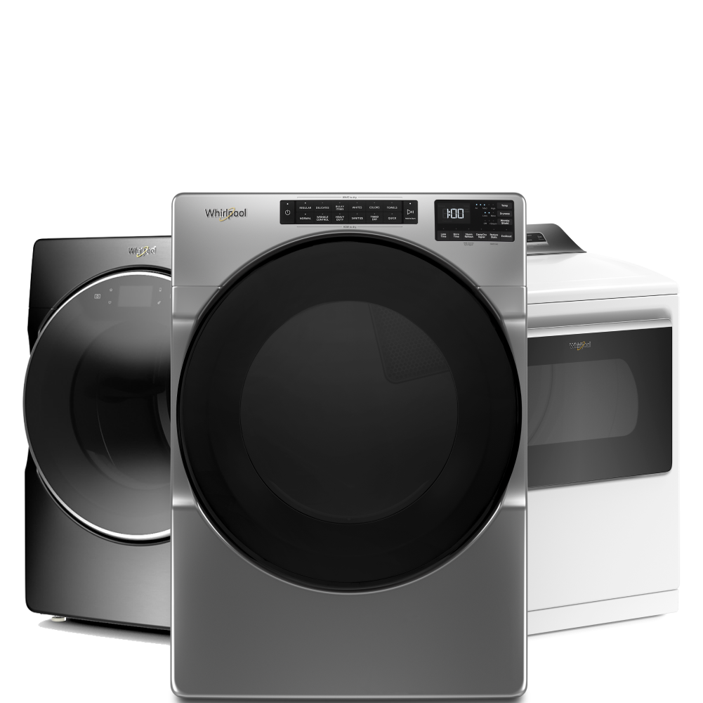 Three Whirlpool® Dryers