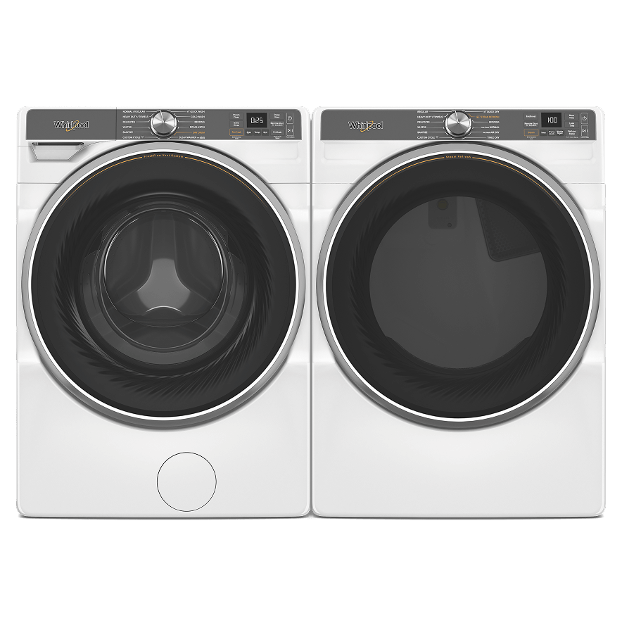 A Whirlpool® Front Load Washer & Dryer Set