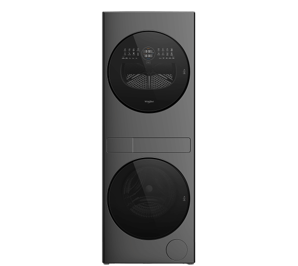 A Whirlpool® Stacked Laundry Center