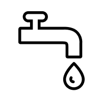 A faucet icon