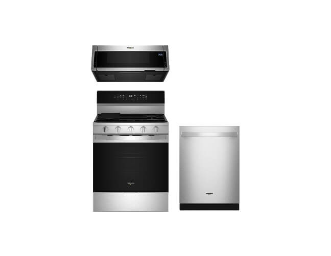 Microwave, Range and Dishwasher