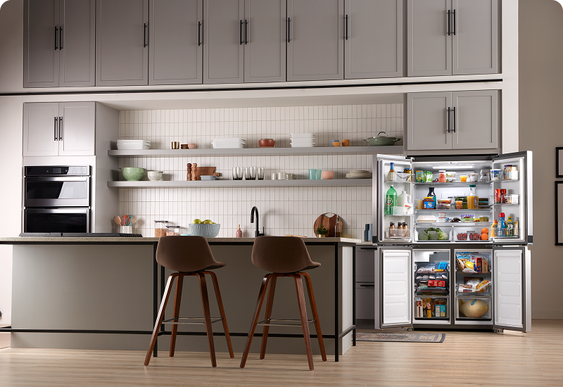 Kitchen with Whirlpool® appliances.