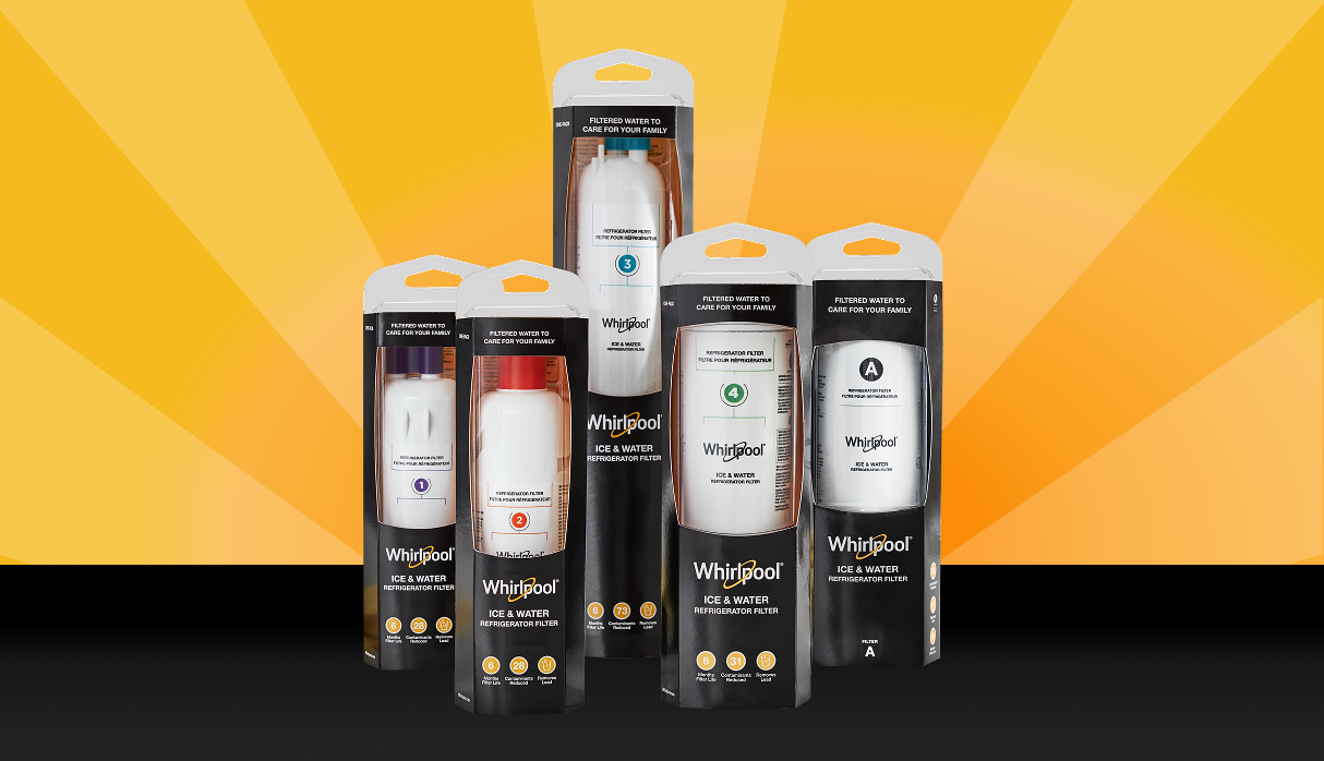 Collection of Whirlpool® water filters