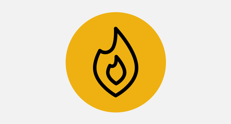 Flame icon