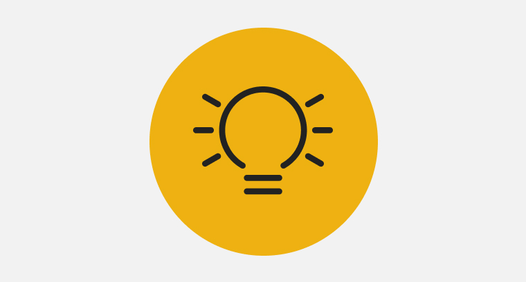 Light bulb icon