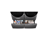 Two Whirlpool® Washer and Dryer Pedestals