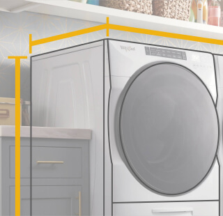 Laundry dimensions infographic