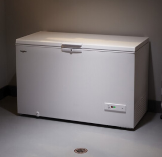 A Whirlpool® Garage Ready Freezer