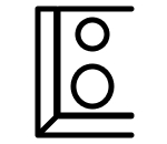 Cooktop trimming icon