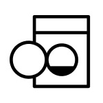 Open washer door icon