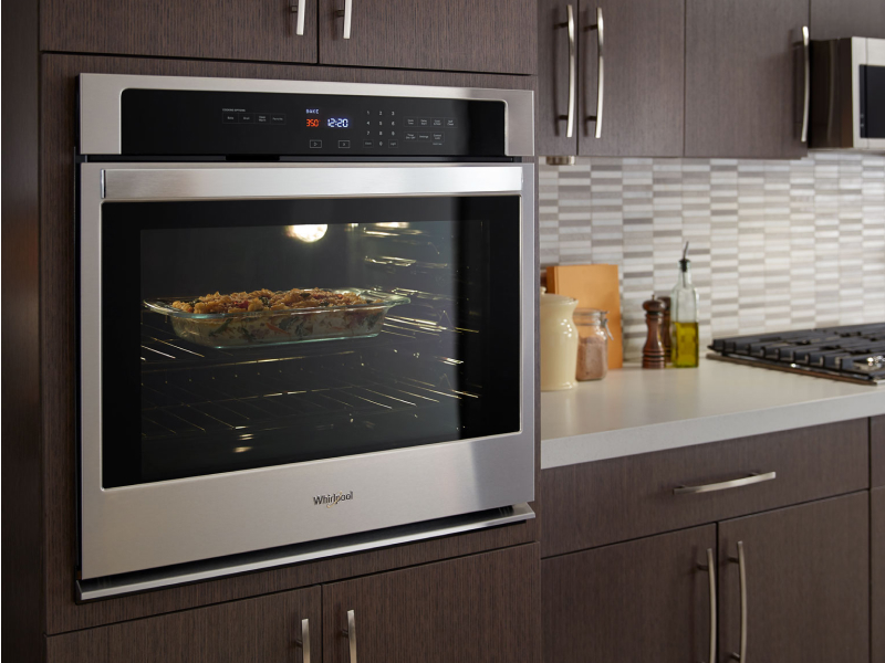Wall oven set in cabinetry Wall oven set in cabinetry