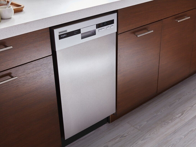 Whirlpool® Small-Space Compact Dishwasher with Stainless Steel Tub