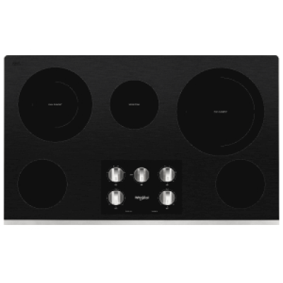 A ceramic electric cooktop