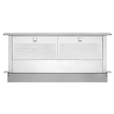 A downdraft range hood