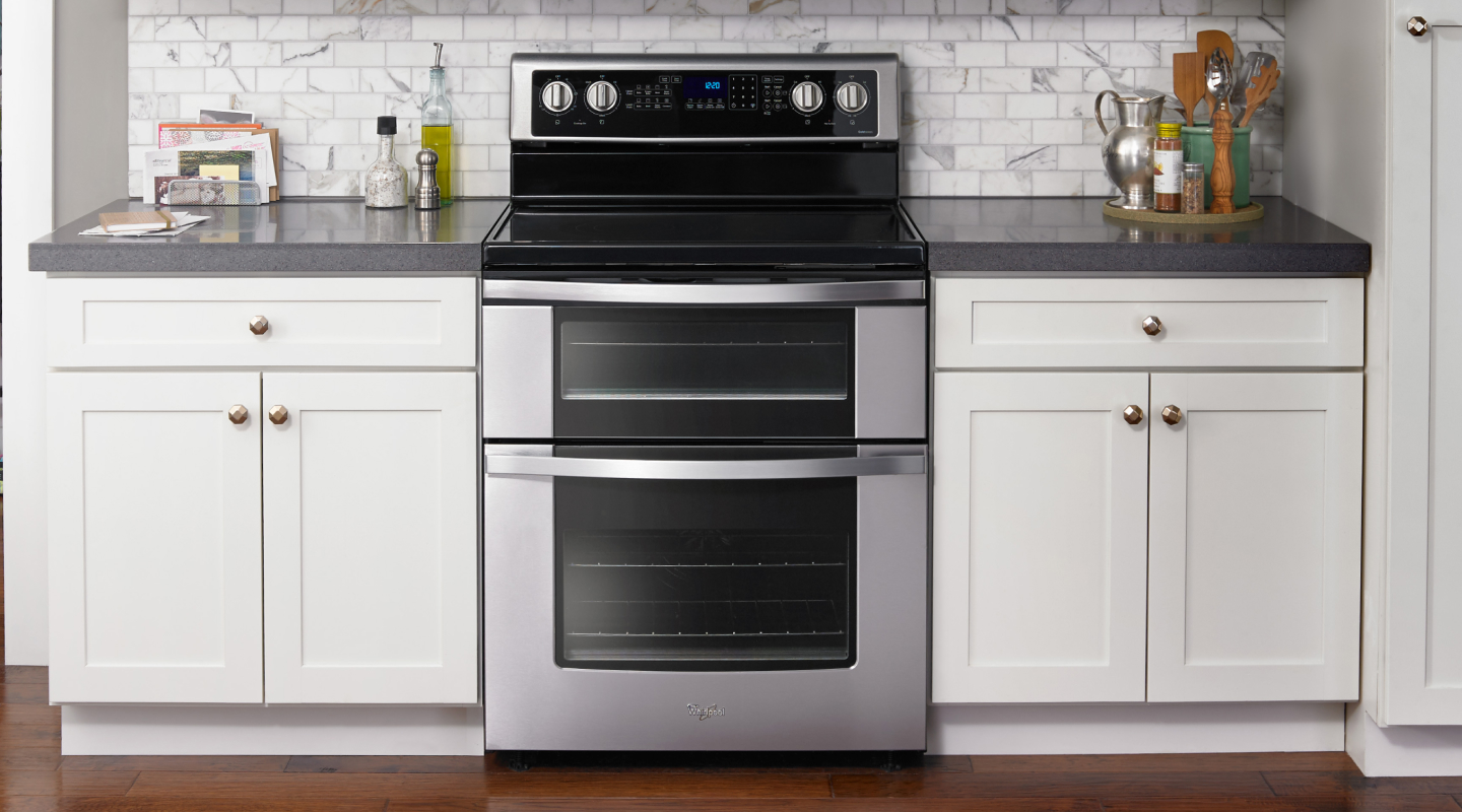 Whirlpool® double oven range