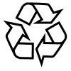 Recycling symbol icon