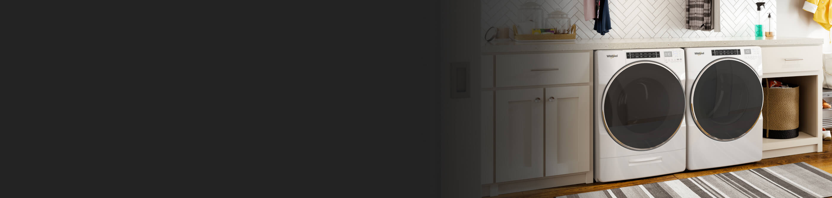 Washer and dryer set