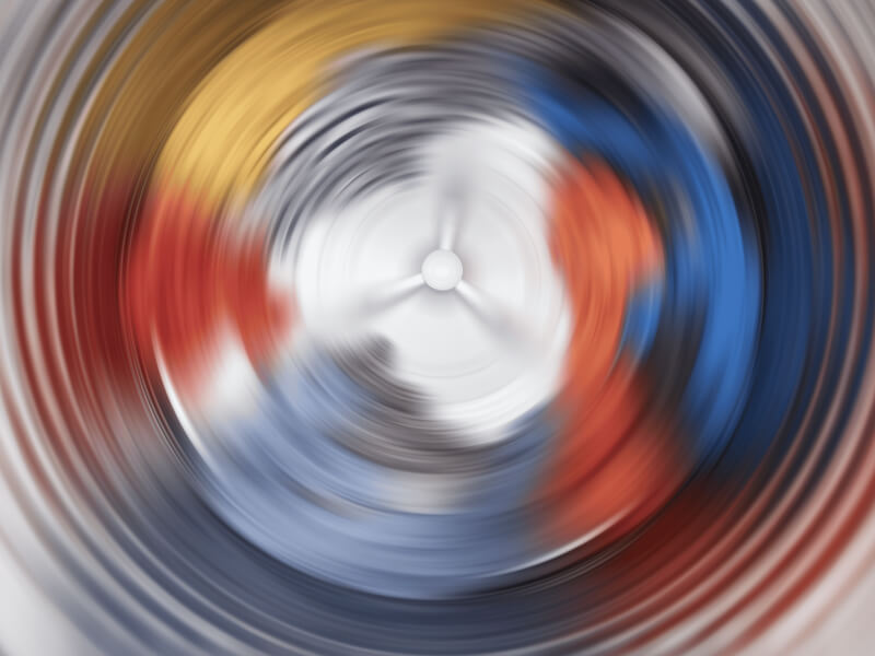 Clothing blurred while spinning during wash cycle Clothing blurred while spinning during wash cycle