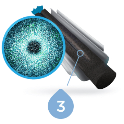 Absorption-filtration phase