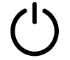 Dishwasher power button icon