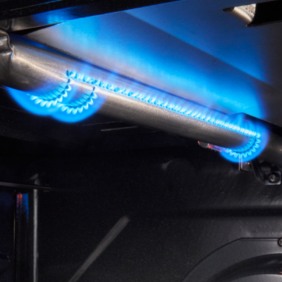 Image of the inside of the oven heating