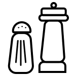 Salt and pepper icon