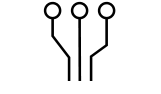 Icon of dryer connection points