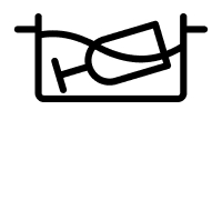 Wine glass immersed in liquid icon