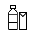 Baking soda and vinegar icon