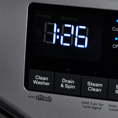 Washer control panel