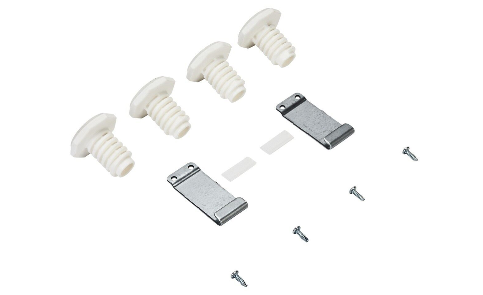 Close up of items in a stacking kit Close up of items in a stacking kit