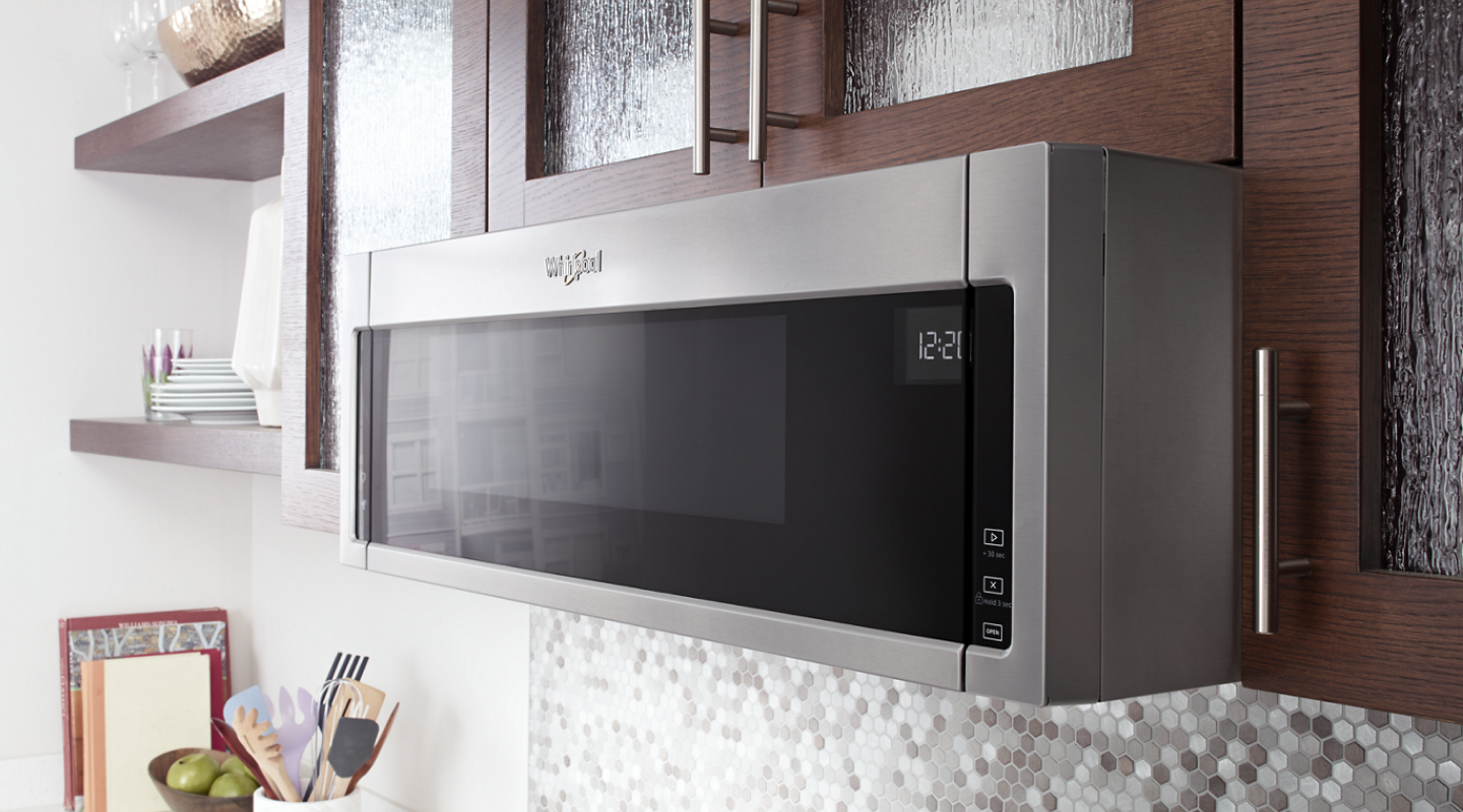 Whirlpool® low-profile microwave