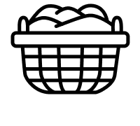 Laundry basket icon