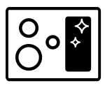 Clean griddle icon