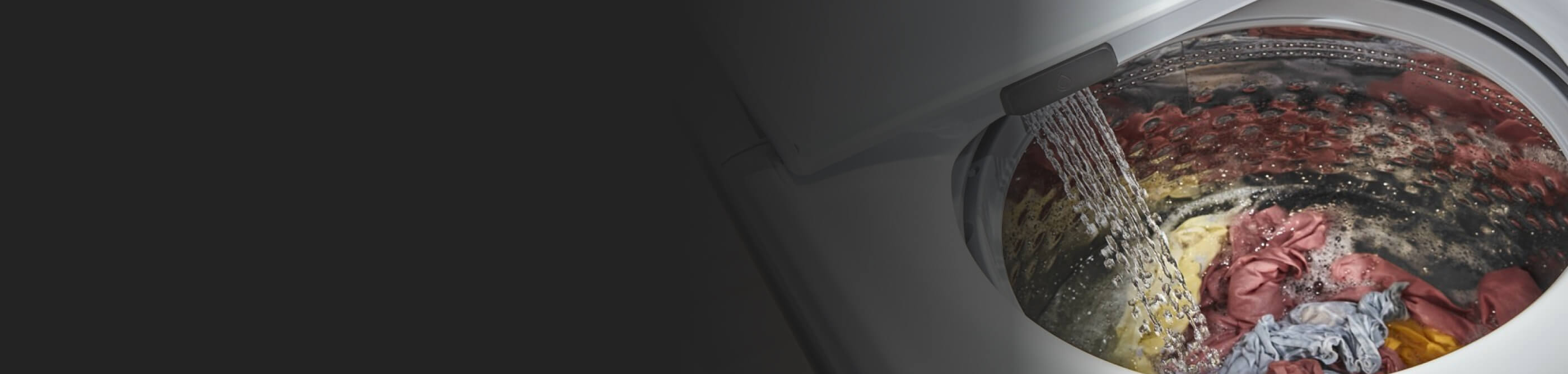 A closeup of a Whirlpool® washer tub