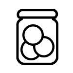 Glass jar icon